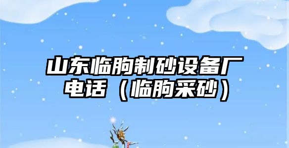 山東臨朐制砂設備廠電話（臨朐采砂）