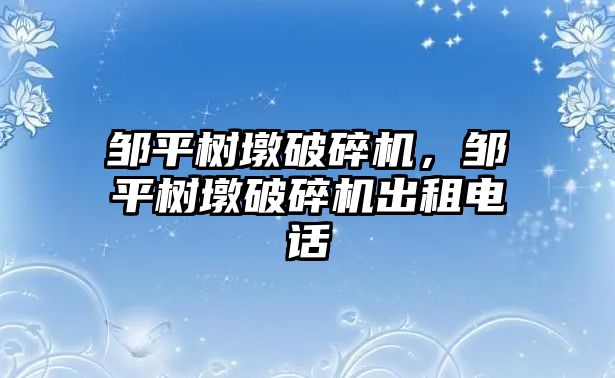 鄒平樹墩破碎機，鄒平樹墩破碎機出租電話