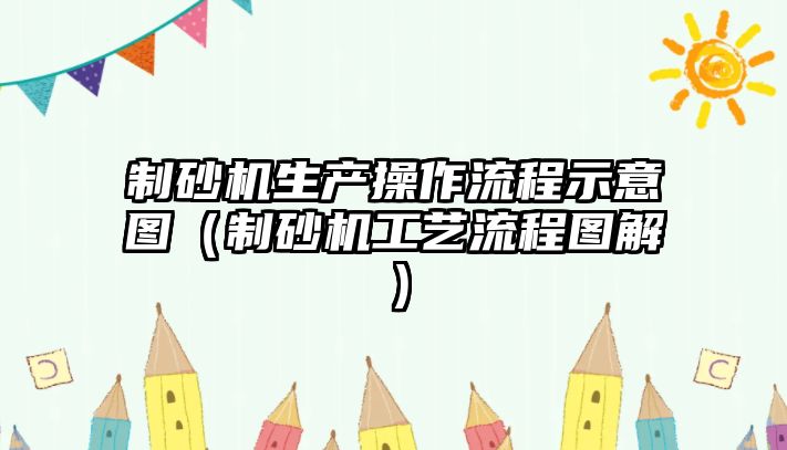 制砂機生產操作流程示意圖（制砂機工藝流程圖解）