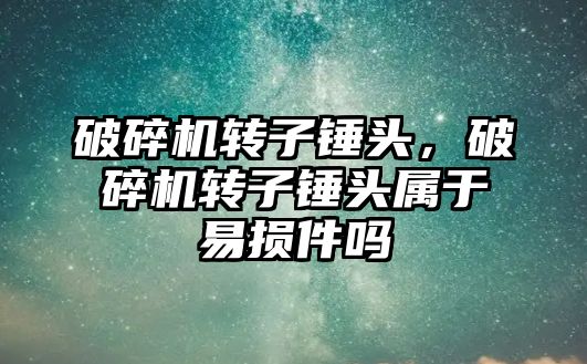 破碎機轉子錘頭，破碎機轉子錘頭屬于易損件嗎