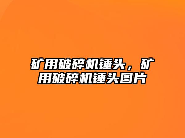 礦用破碎機錘頭，礦用破碎機錘頭圖片