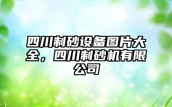 四川制砂設備圖片大全，四川制砂機有限公司