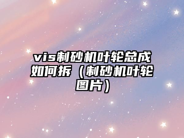 vis制砂機葉輪總成如何拆（制砂機葉輪圖片）