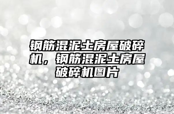 鋼筋混泥土房屋破碎機，鋼筋混泥土房屋破碎機圖片