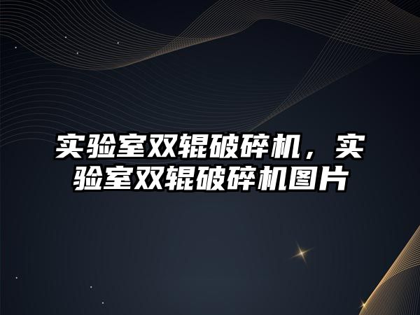 實驗室雙輥破碎機，實驗室雙輥破碎機圖片