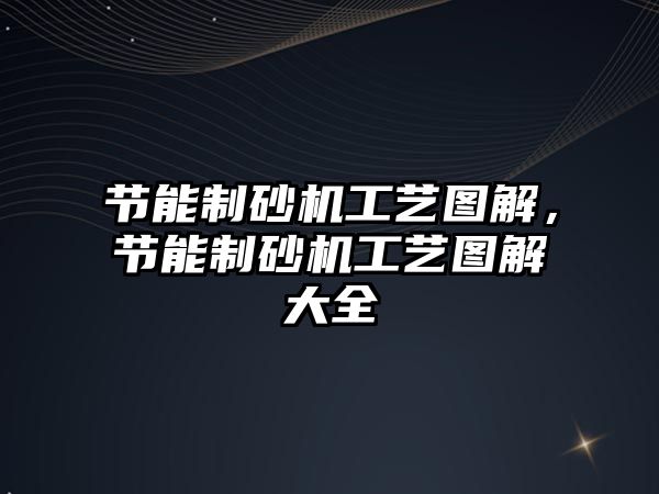 節能制砂機工藝圖解，節能制砂機工藝圖解大全