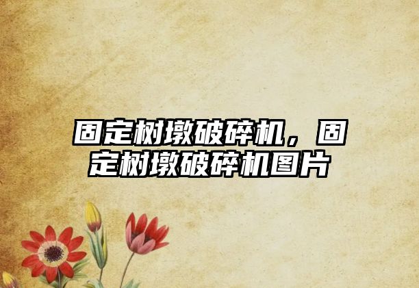 固定樹墩破碎機，固定樹墩破碎機圖片