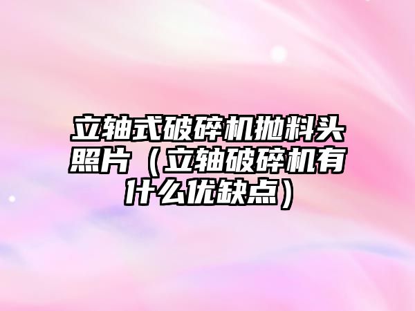 立軸式破碎機拋料頭照片（立軸破碎機有什么優缺點）