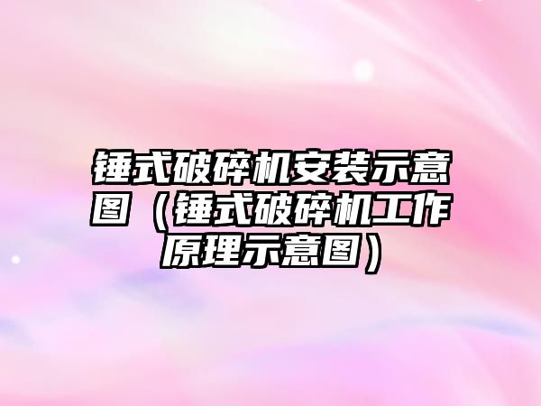 錘式破碎機安裝示意圖（錘式破碎機工作原理示意圖）