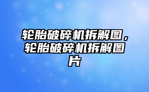 輪胎破碎機拆解圖，輪胎破碎機拆解圖片