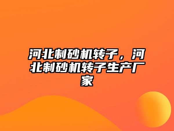 河北制砂機(jī)轉(zhuǎn)子，河北制砂機(jī)轉(zhuǎn)子生產(chǎn)廠家