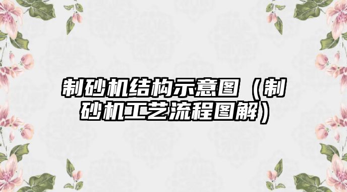 制砂機結構示意圖（制砂機工藝流程圖解）