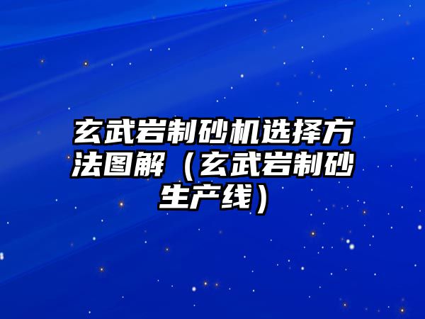 玄武巖制砂機選擇方法圖解（玄武巖制砂生產線）