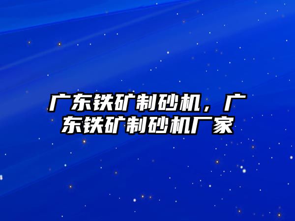 廣東鐵礦制砂機，廣東鐵礦制砂機廠家