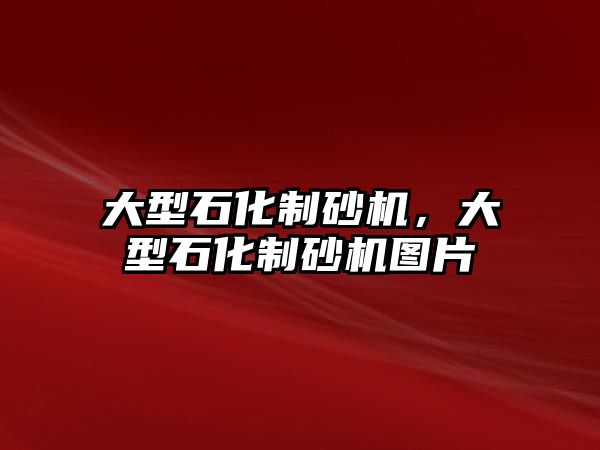 大型石化制砂機，大型石化制砂機圖片