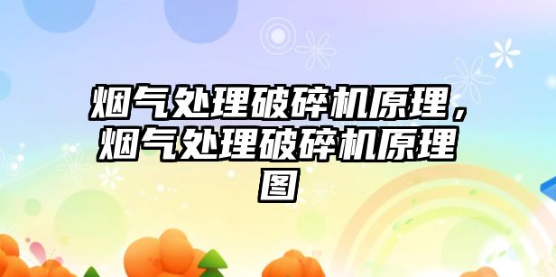 煙氣處理破碎機原理，煙氣處理破碎機原理圖